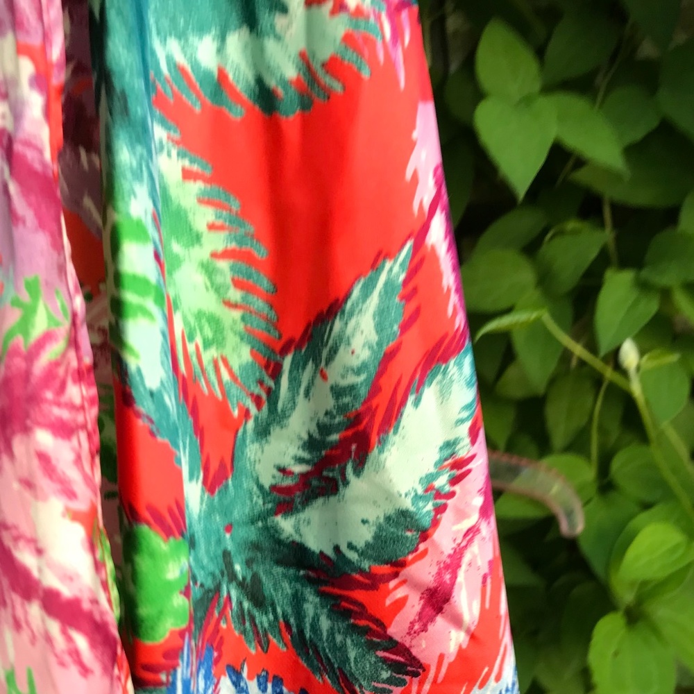 Long colorful scarf - silky feel